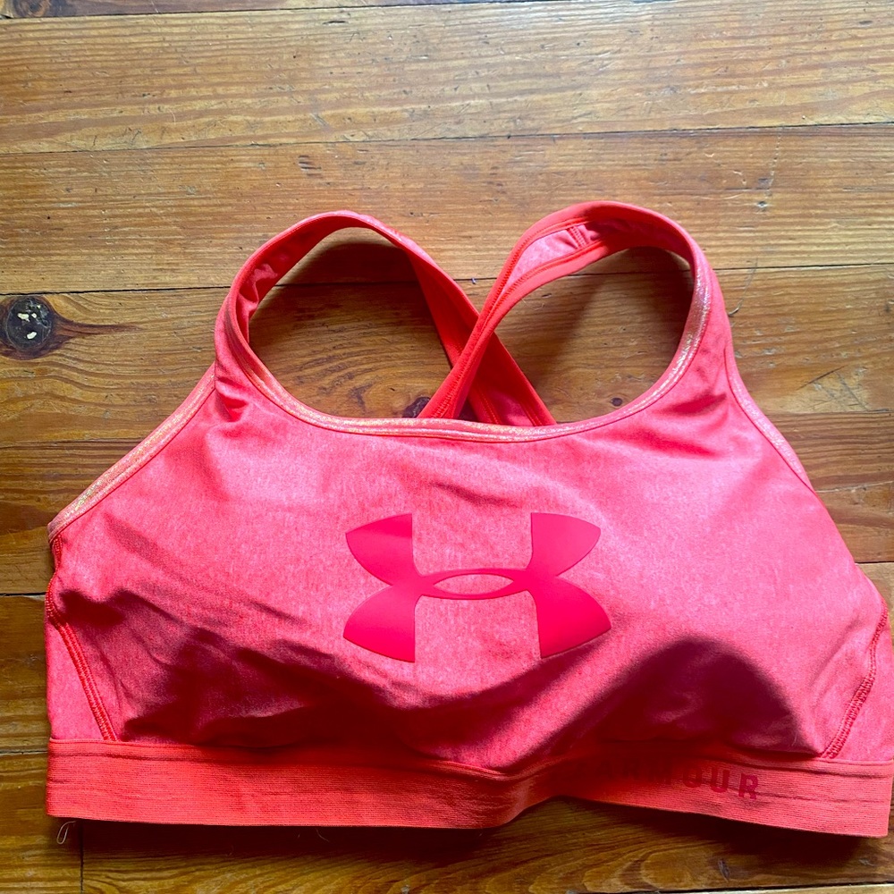 Under Armor Orange Sports bra